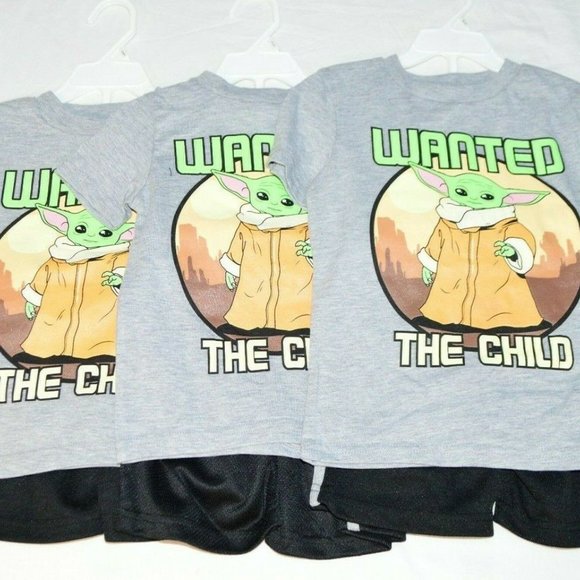 The Mandalorian Baby Yoda Boys T-Shirt and Shorts - Picture 4 of 4